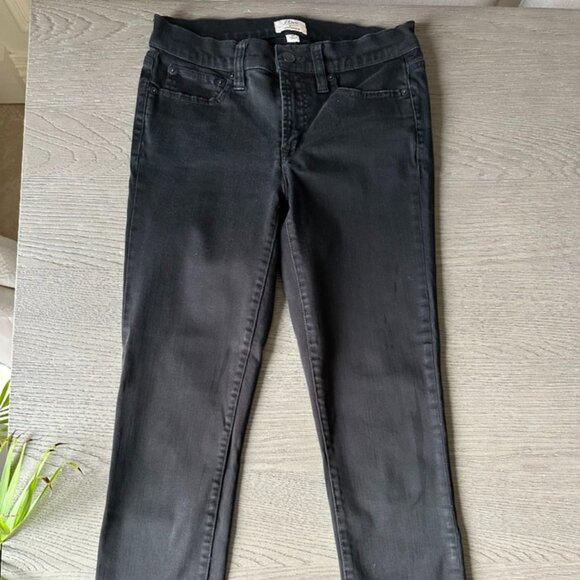 Jcrew toothpick black jean size 27 - Picture 3 of 8